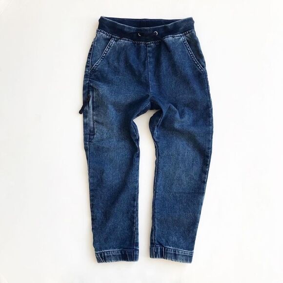 Gymboree pull up soft joggers jeans VGUC S(5-6Y - Picture 1 of 3
